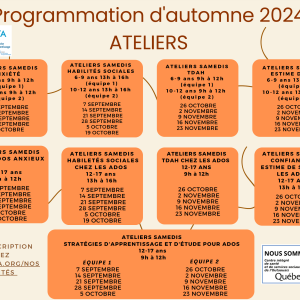 programme automne 2024